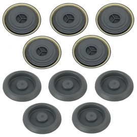 10 Stück Gummistopfen, wasserdichte Unterboden Stopfen Aus PE-Kunststoff, Karosseriestopfen Grau, Für Chassis, Auto Unterboden, Kofferraumboden, Bodenlöcher, Passend Für VW, Fahrzeugpflege Zubehör