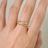 URBAN SHe° 18K Gold Plated Silver Wrapped Snake Ring Adjustable