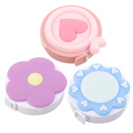 DIYEAH 3 Pcs Retractable Tape Measure for Sewing Body Measurements Measuring Tape Retractable Measuring Tape for Sewing Portable Tape Measure Body Measurements Tape Measure