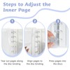 ATCYMI Index Card Holder Organizer Binder Stand Flip Flash Note