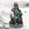 Unique Mountain Water Backflow Incense Burner Holder Home Resin Ornament