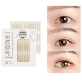 Xixi Mesh Double Eyelid Patch (Water Patch, Opaque, 3 Types to Choose) Double-Sided Strong Double Layer Eye Mask, Extra Fine, Plain, Natural, Inconspicuous (01#L Type)