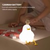 Cute Duck Night Light Silicone Night Lamp 1200mAh Rechargeable Animal
