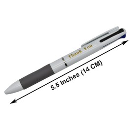 Maydahui 30 PCS Retractable 3-in-1 Pens Thank You Pen Multicolor Ballpoint Pens 3 Colors Pen for Office School Students Party Thanksgiving Day