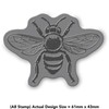 'Bee' Rubber Stamp - Unmounted Design for Crafting & Scrapbooking,