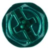 Solid Wire Grounding Hex Head Screw, Green (Pack of 100)