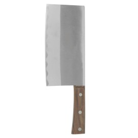 TrueCraftware– 11” Stainless Steel Angled Cleaver with Riveted Wood Handle- Sharp knife Chopper Butcher Knife Heavy Duty Butcher Knife Chopper for Chef Meat Cutting for Home Kitchen and Restaurant