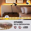 EMITEVER COB LED Strip Lights Warm White 32.8ft, 3000K 24V