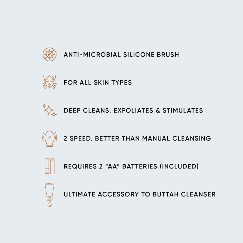 Buttah Skin by Dorion Renaud Buttah Vibe Cleansing Brush with