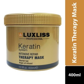 Luxliss Keratin Intensive Repair Therapy Hydrating Hair Mask for Dry Damaged Hair and Scalp