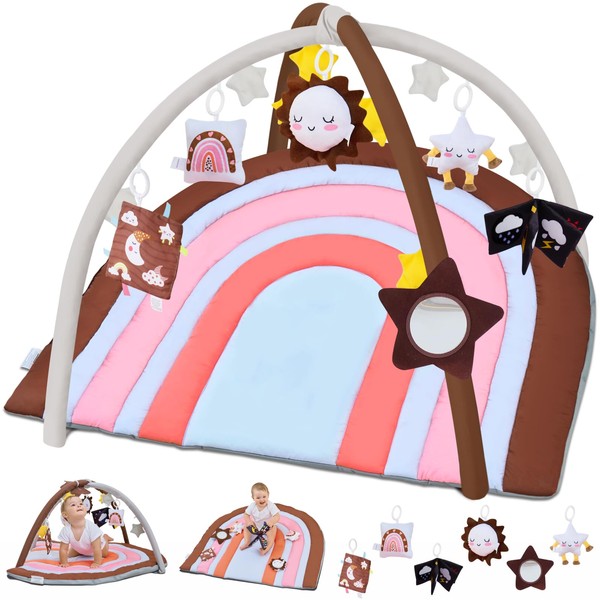 Baby Essentials Heavy Duty Play Gym, 60x37″, Skin-Friendly and Soft,