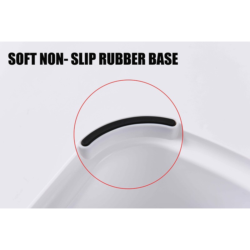 UNCLE WU Step Stool for Kids - Bathroom Safety Bottom
