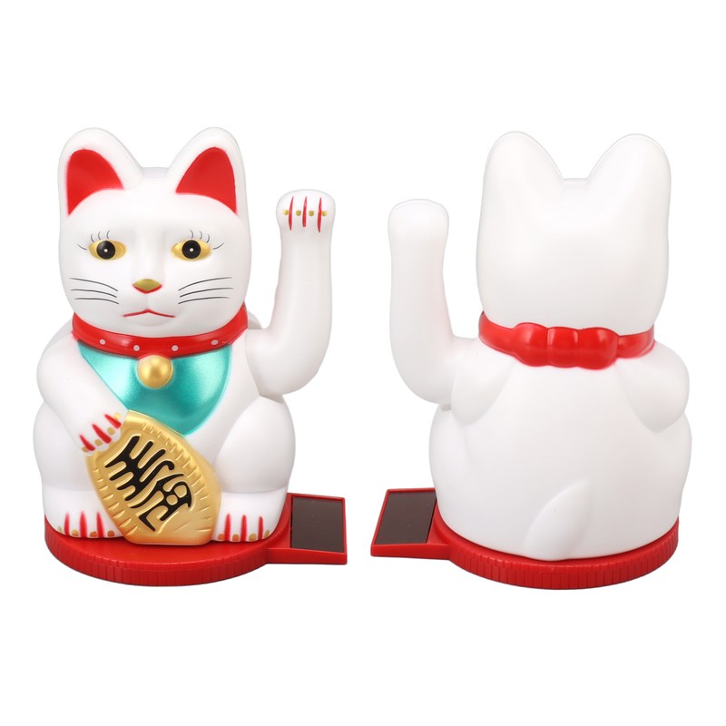 Solar Energy Powered Wealth Welcoming Cat with Waving Arm 6