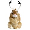 Basuo-9Q Realistic Jackalope Furry Wild Animal Replica Figurine Easter Bunny