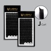 Earth & U Eyelash Matte Extension Lashes J Curl Standard Type 0.20T 10mm