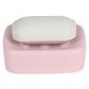 Spirella Retro Pastel Pink Ceramic Soap Dish