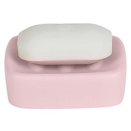 Spirella Retro Pastel Pink Ceramic Soap Dish