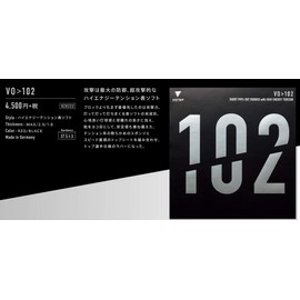 Victas (ヴxikutasu) Table Tennis Table Soft Rubber vo102 020222 Black