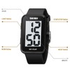 Extra Large Numbers Black Watch for Men, Waterproof Mens Digital