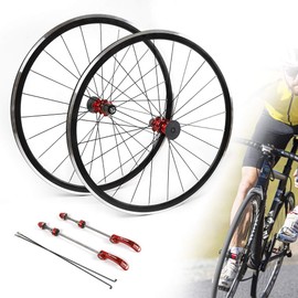 700C Front Rear Bicycle Wheelset Ultralight Road Bicycle Wheel Front Rear Wheels Set Aluminum Rim C/V Brake 7/8/9/10/11 Speed Cassette