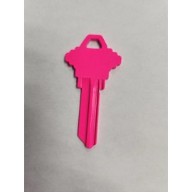 NEON PINK COLORED SCHLAGE SC1 KEYBLANK