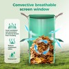 SPONDWILD Compost Bins Outdoor 32 Gallon Reusable Garden Yard Waste