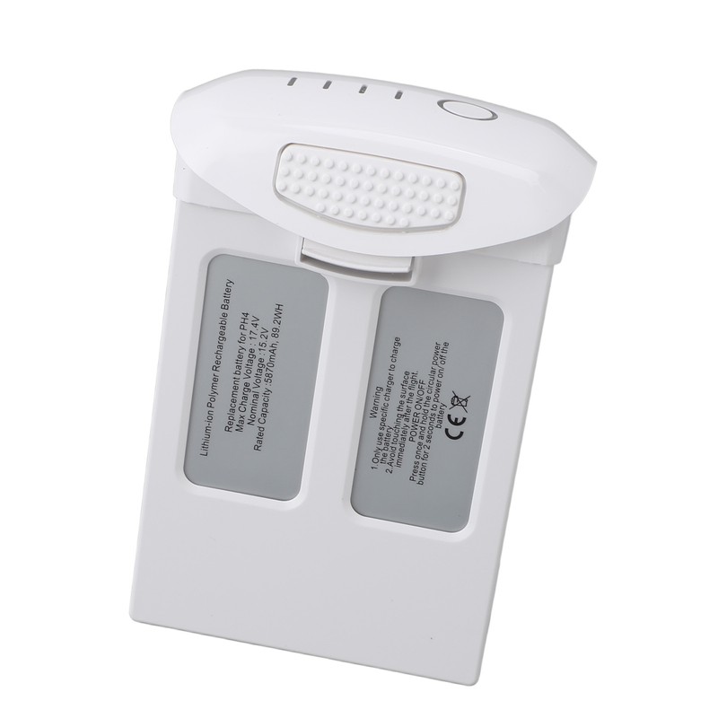 Drone Battery White 5870mAh High Capacity Drone Intelligent Battery for