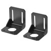 sourcing map Motor Bracket Motor Mounting Holder 53x50x51mm Black for