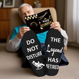 Amosking Retirement Gifts for Men Women, Funny Socks for Men, Mens Retirement Gifts 2025