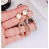 Unbranded Korean Style Sparkly Drop Dangle Earrings 925 Silver