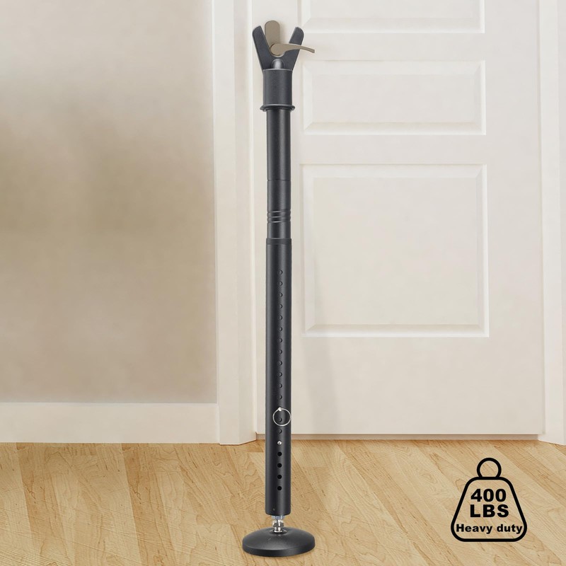 Door Security Bar, 1.25Inch Diameter Heavy Duty Security Bar with