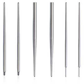 XIYING Piercing Taper, 6 Pcs Piercing Insertion Tool to Change Jewellery, Insertion Tool for Ear, Lip, Belly, Nose, Eyebrow (1mm and 1.2mm Size, 3 Styles)