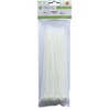 TECHly 100pièce (S) – Cable Ties White 200 mm x