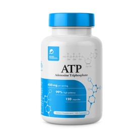 Prime Powders- Cápsulas ATP 120 cápsulas Trifosfato de adenosina disódico 400 mg por porción Aumenta la energía