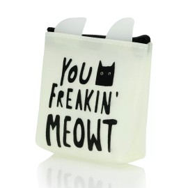 Unbranded Cat Coin Purse for Girls Or Women, Cat Theme Money Holder for Cash = 1 purse