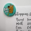 Scooby-Doo Ruh Roh Kitchen Refrigerator Locker Button Magnet