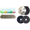 Roxx Tools 4" Dry POLISHING Pad 5 Step +Buffer stone