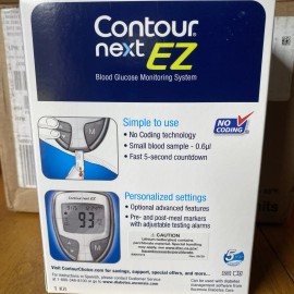 Contour Next EZ Blood Glucose Monitoring System kit Meter Exp 7/2031