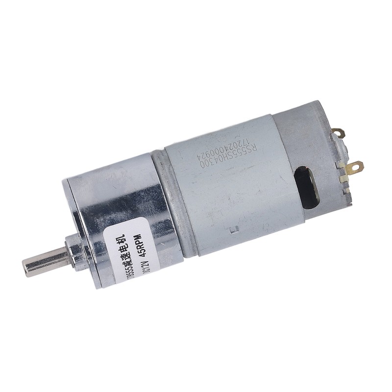 DC Geared Motor 45RPM Brass Coil Reversible Self Locking Wear