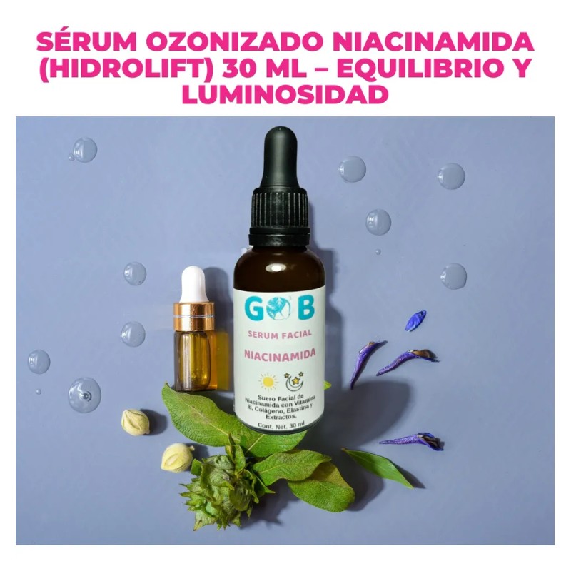 HidroLift sérum ozonizado 30 ml con niacinamida, reduce manchas y