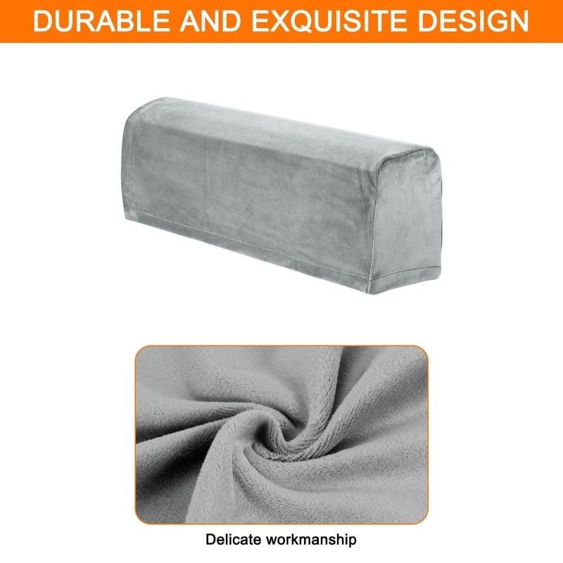 sourcing map 4 Pcs Sofa Armrest Covers Stretch Couch Armrest