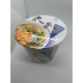Uni-President 來一客杯麵 One More Cup Instant Noodles, Seafood Flavor, Mini Cups, 67g x 1 cup