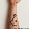 'Southern Rockhopper Penguin' Temporary Tattoo - Water Resistant, Skin-Safe, Non-Toxic
