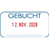 Colop 105654 Date Stamp Printer S260 Booked Print Blue/Red