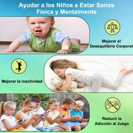 OVQZAW Pogo Saltarin, Juguetes Interactivos para Niños de Interior y Exterior, Mejora el Equilibrio y la Coordinación, Adecuado para Niños de 3 a 12 Años, Alejado de Productos Electrónicos