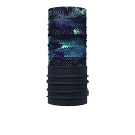 Buff Shawl, Navy, One Size