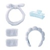 Tabanzhe Spa Headbands for Washing Face 5PCS Skincare Hairbands Set
