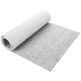 Felt Self Adhesive Liners, 11.8 x 78.8 inch Craft Felt Fabric Roll,Thick Cushioned Fabric for Drawer Chair Kitchen Cabinets (Grey, 11.8 * 78.8)