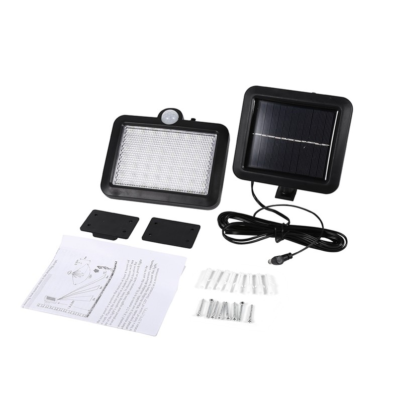 Motion Detector Sensor 56 LED Solar Powered Light Outdoor Garden