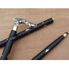 Brass Handle Victorian Telescope Foldable Wooden Walking Stick Cane Ideal